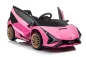 Preview: Elektro Kinderauto, Lamborghini Sian, lizenziert,12V Akku, 2 Motoren- 2,4Ghz Fernsteuerung, MP3, Ledersitz+EVA
